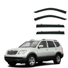 Kia Mohave Borrego Window Visor Rain Guard & Side Window Deflector (2007-2014, 2021) - Weather Shield Protection