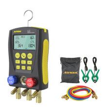 Autool LM120 Digitale HVAC Manifold Gauge - Precisie Vacuüm, Druk- en Temperatuurtester voor Koelsystemen