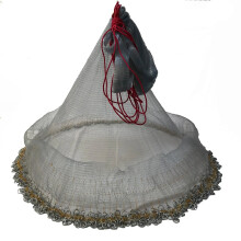 High-Strength Monofilament Nylon Cast Net - 4m/6m Open Diameter, 10mm Mesh, Korea Style, 10ft