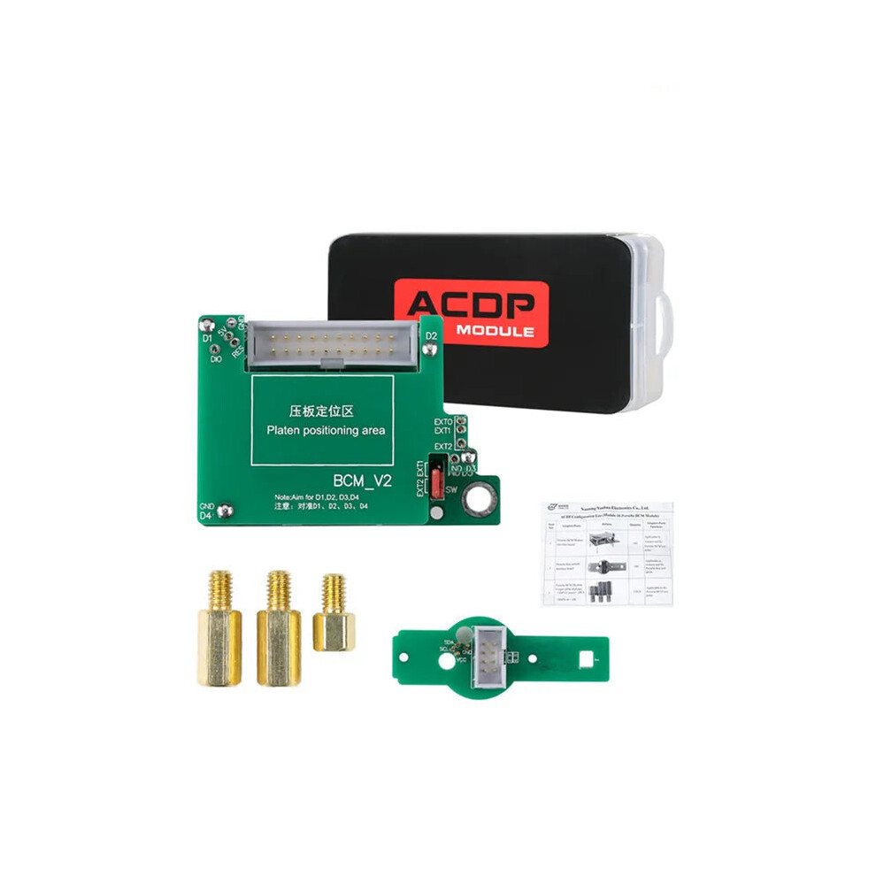 Yanhua Mini Acdp Module 10 For Porsche Bcm Key Programming: Supports Adding Keys And All Key Lost (2010-2018) 7445021229291