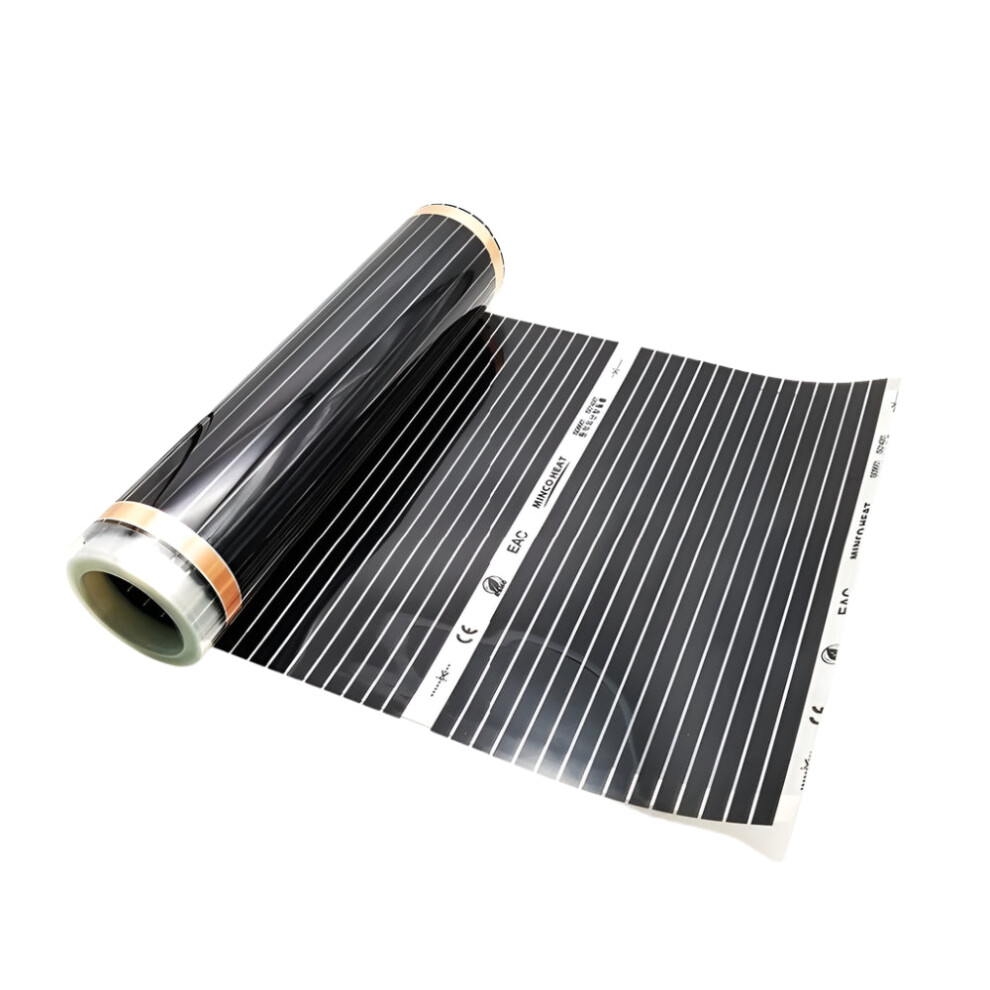 Minco Heat 220W/Mâ² Infrared Underfloor Heating Film - Energy-Saving Warm Mat For 50Mâ² 744759020550