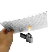 Zarkor 50x200 cm Auto Aluminiumfolie Schalldämmmatte - Hitzeschild für Autowand, Decke und Türen