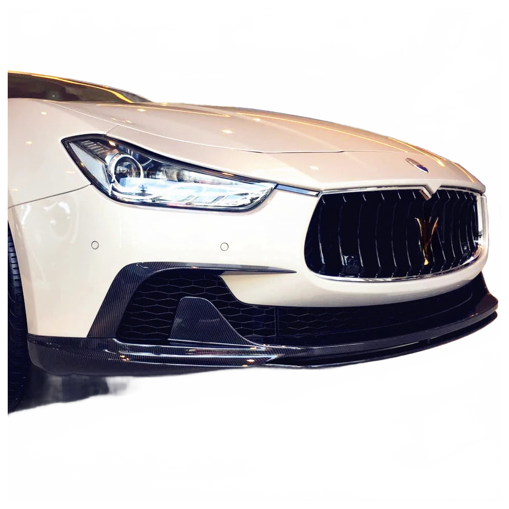 Maserati Ghibli 2014-2016 Carbon Fiber Front Lip Splitter 313025887823