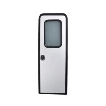 Aluminum Frame Caravan Door with Single Point Lock & Insect Screen - 622 x 1822mm
