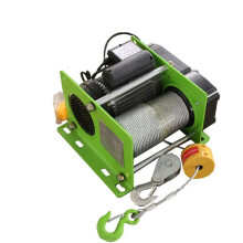 1000kg Capacity, 100m Wire Rope Micro Electric Hoist with Handle Switch