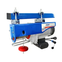 Kompakter elektrischer Drahtseilzug 600 - 1200 kg - Hubhöhe 12 - 30 m, 220 V, einphasig, langlebiges Mini - Kranblock