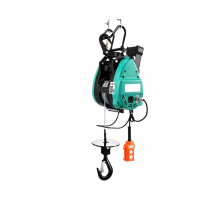 Portable 220V Electric Hoist Crane with Remote Control for Household and Air Conditioning Lifting