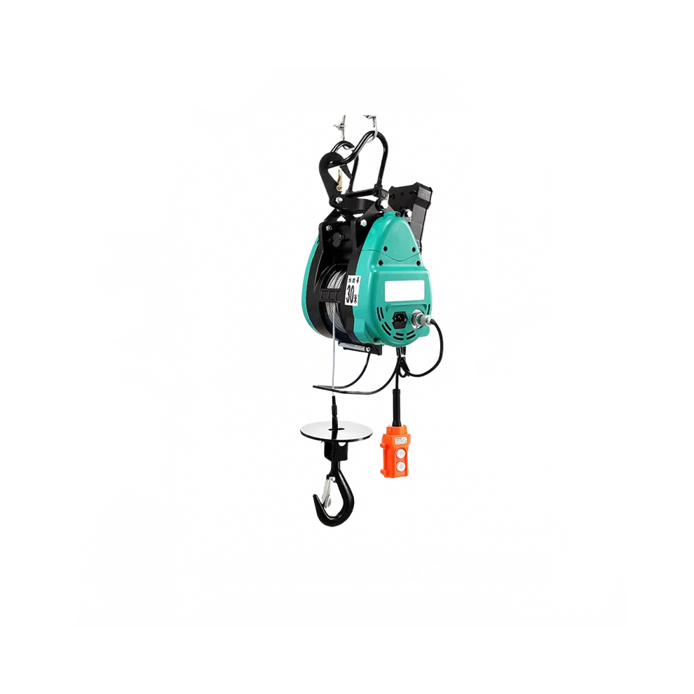Portable 220V Electric Hoist Crane With Remote Control For Household And Air Conditioning Lifting 7445036999998