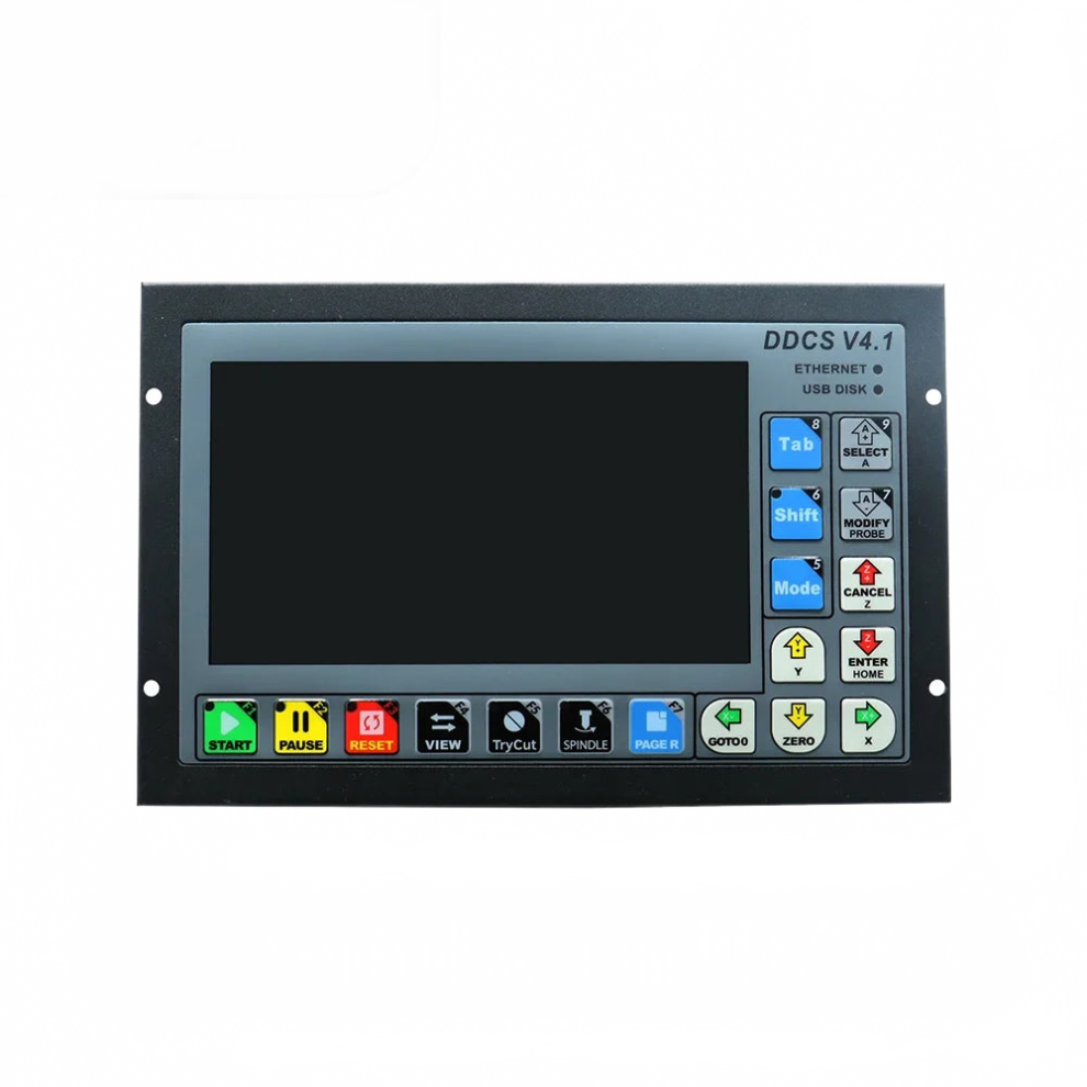 Advanced Motion Controller For Cnc: Hltnc Ddcsv4.1 - 3/4 Axis, 500Khz Speed, G-Code Compatible, 24V Input, Servo & Stepper Control Panel 384921315093