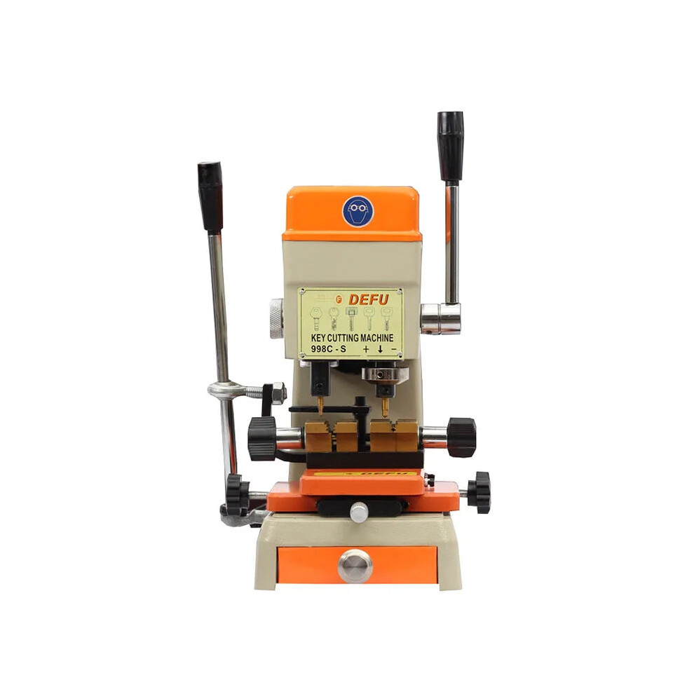 Defu 998C Key Cutting Machine - Precision Car And House Key Duplication Tool 744759653666