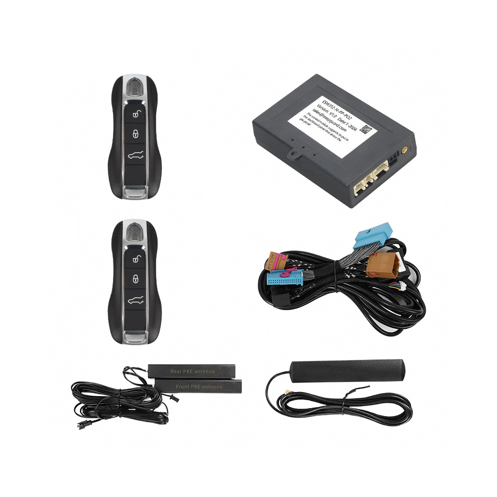 Porsche-Compatible Easyguard Smart Key Pke Kit With Keyless Entry & Oem Push Start Comfort Access 726084533844