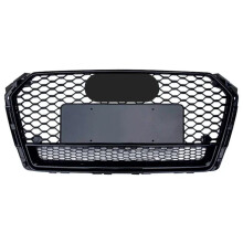 RS4 Style Hex Mesh Honeycomb Front Hood Grill for Audi A4/S4 B9 (2017-2019) - Sporty Car Accessory