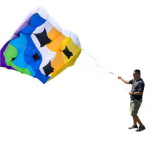 HFlyKite Rays Pilot Kite - Durable 40D Ripstop Nylon Inflatable Soft Kite