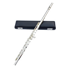Jupiter JFL-511 C Tune Fluit - Zilvergeplateerd cupronikkel, 16-toets open gat met E-toets
