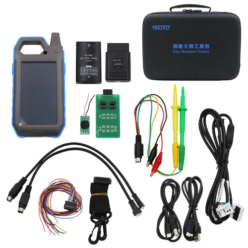 Comprehensive KeyDIY Key Masters Toolkit: KD Max Programmer, KD Mate & KD Prog Mini C2 Adapter