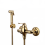 Luxurious Titanium Gold Handheld Bidet Sprayer Set with Solid Brass Construction and Hot/Cold Mixer Valve - Model AP2187 1