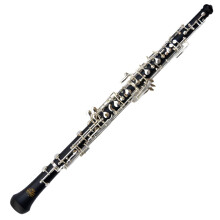 Moresky Professional C Key Semi-Automatische Oboe - Cupronickel Gepoederde Zilverafwerking