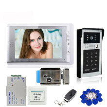 7 - Zoll Touchscreen Video - Türsprechanlage mit RFID - Tastatur & Kamera