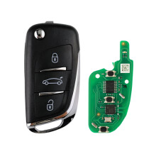 Xhorse XNDS00EN DS Style draadloze universele afstandsbediening - 10 stuks, 3-knops XN002 voor VVDI Key Tool