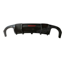 Audi A5/S5 S - Line Sport Coupé Carbonfaser Heckstoßstange Diffusor Lippe mit LED (2008 - 2016) - Premium Auto Karosseriekit Zubehör