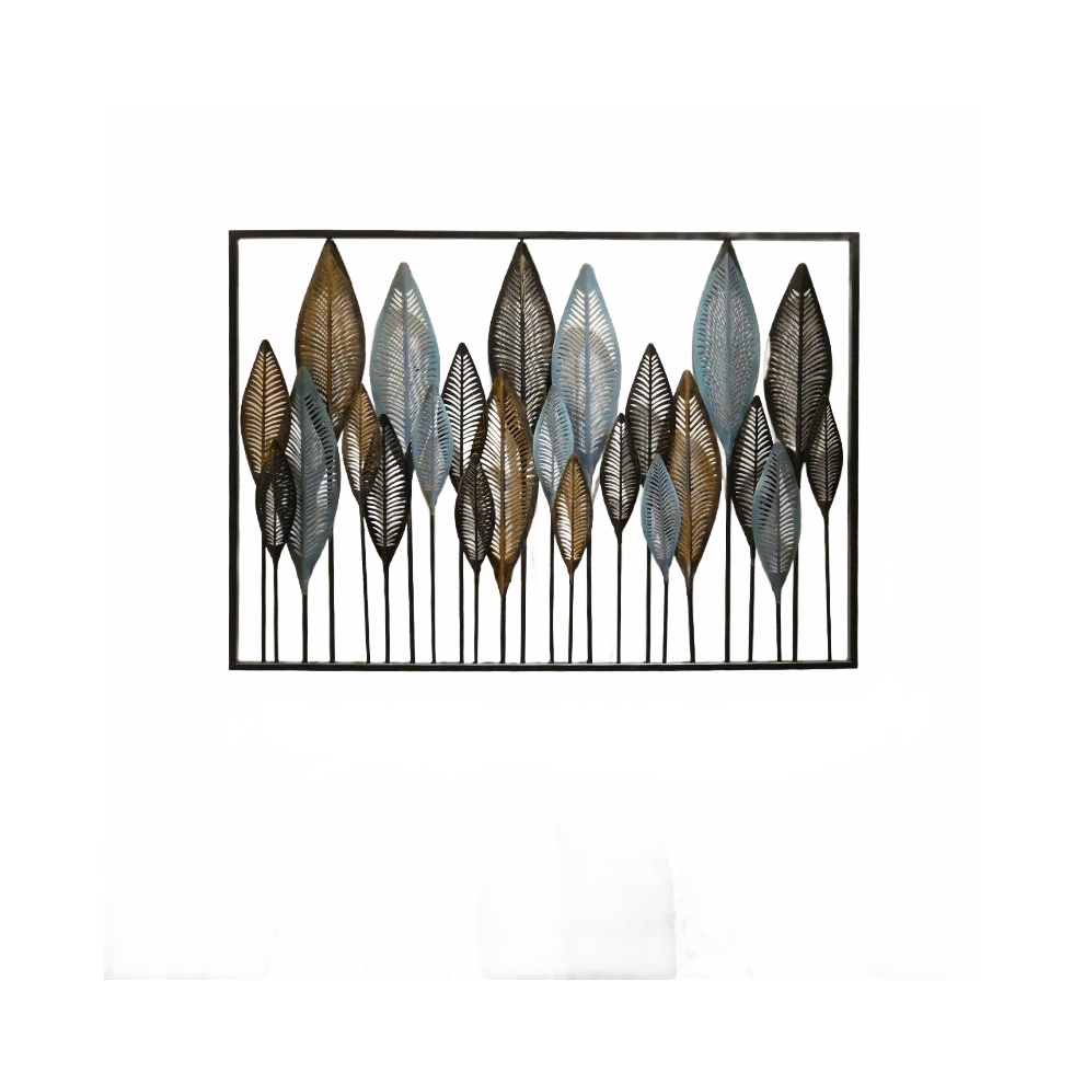 Artistic Wrought Iron Forest Wall Hanging - Metal Crafts For Home Decor, Porch & Sofa Background 7445024999924
