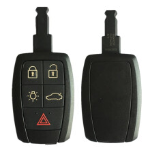 Volvo C70/C30/S40/V50 Afstandsbediening (2004-2013) - OEM 5-Button Keyless Entry, 434MHz, Smart Entry (5WK49354/5WK49259)