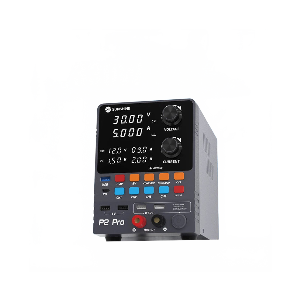 Sunshine P2 Pro 330W Intelligent Regulated Dc Power Supply With Toroidal Transformer - 30V 5A Output For Repair Tools 744759071910