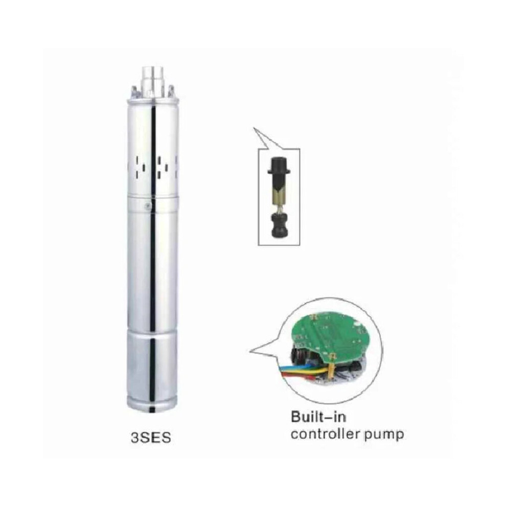 High-Efficiency 300W Brushless Solar Irrigation Pump With Built-In Mppt Controller, Max Head 100M, Dc24v Â 313044195152