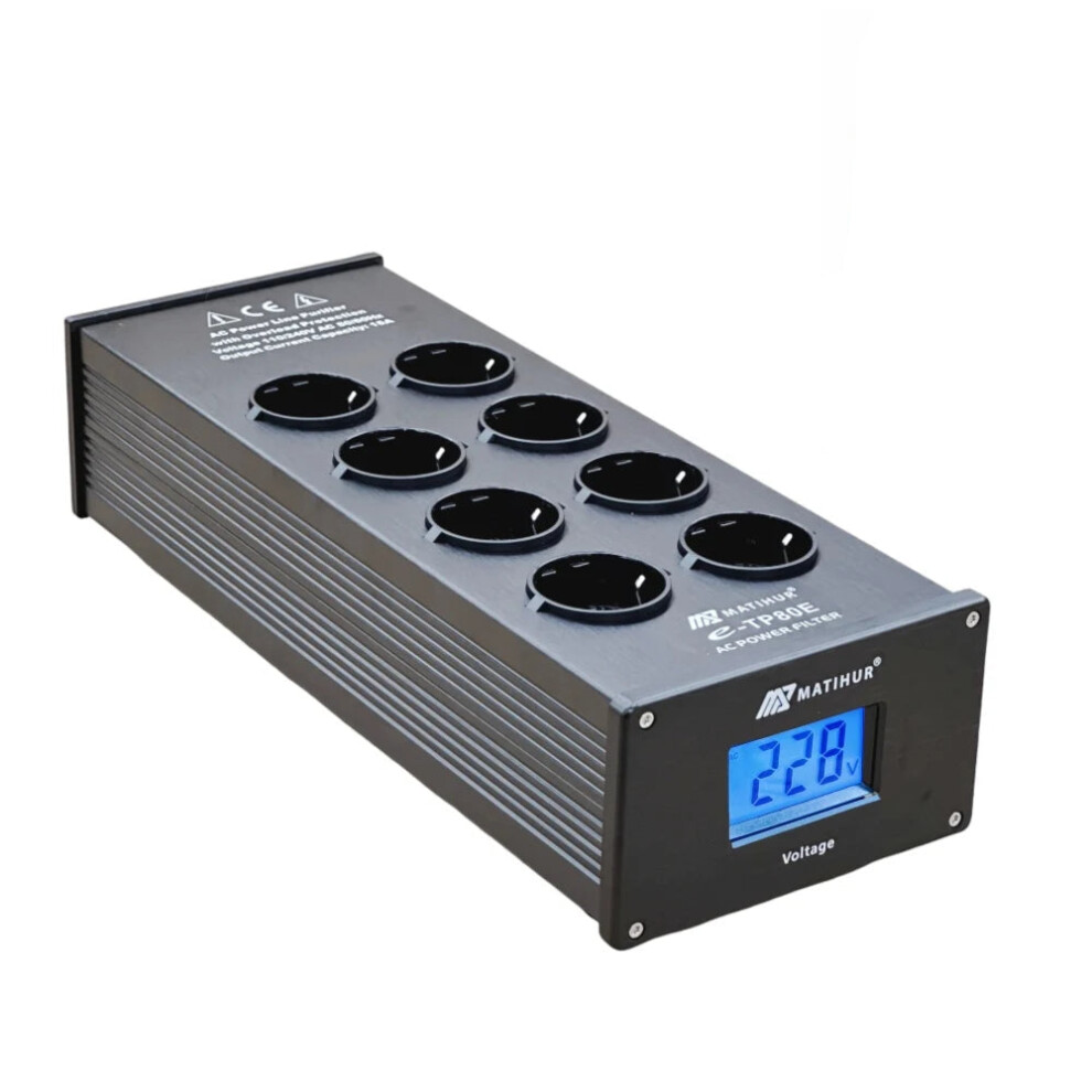 Matihur Tp80 Audio Noise Ac Power Filter & Conditioner With Surge Protection And Eu Outlets 313048150171