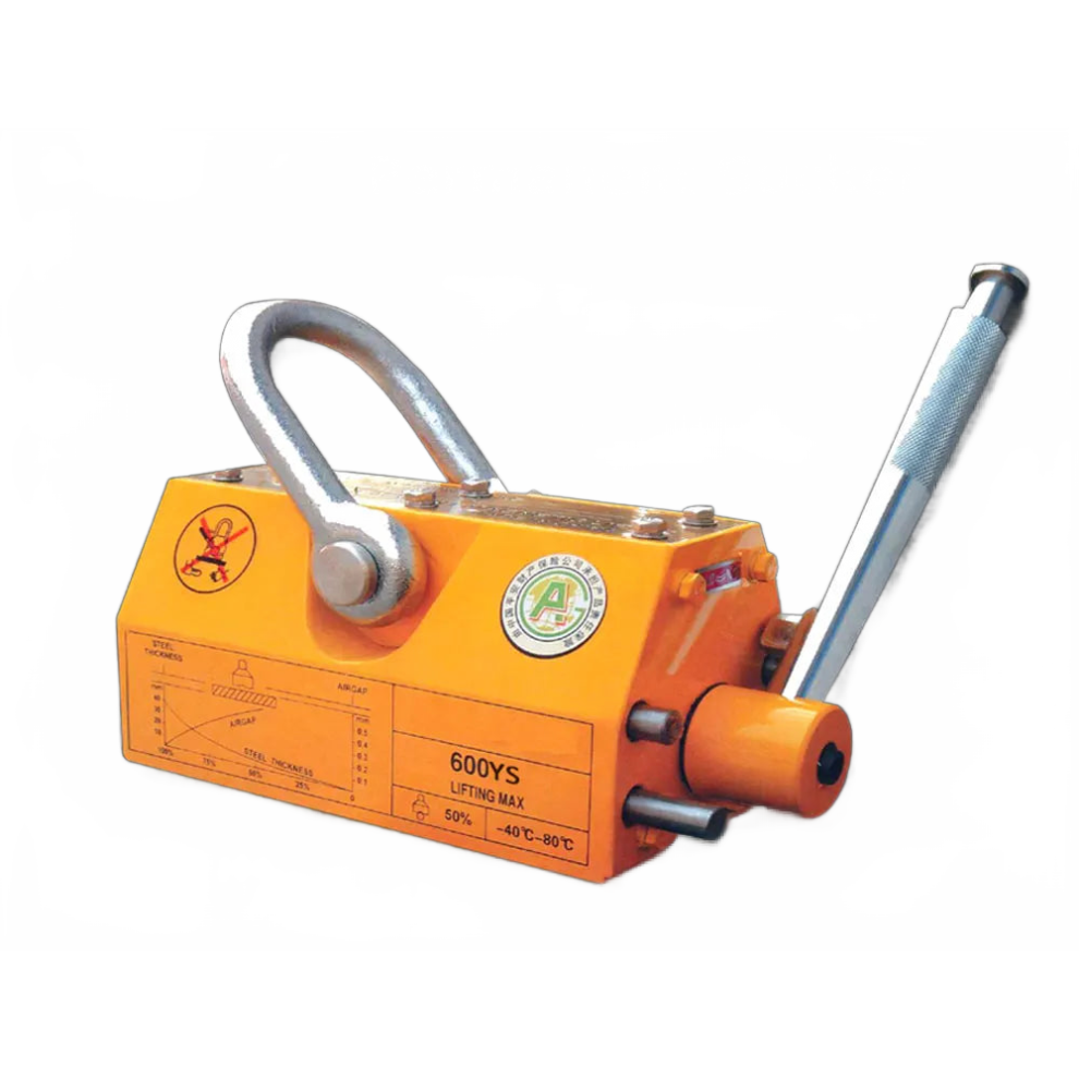 Heavy-Duty 600Kg Electromagnetic Crane Lifter With Suction Cup - Industrial Iron Magnet Jack 744759699893