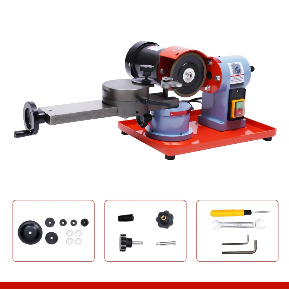 Precision 220V 250W Woodworking Gear Grinder Machine With Round Saw Blade Grinding Capability, 2850 Rpm 384921524686