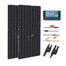 Umfassendes 3000 W - Heimsolarkit: 1500 W - 3000 W Paneele, 100A Controller, Dual - Voltage 4000 W Wechselrichter, 8Ah LFP - Batterie