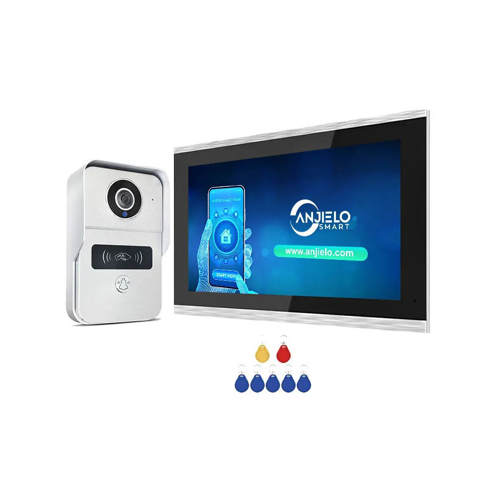 10-Inch Tuya Wifi Video Doorbell Intercom - 1080P Ip Digital Videophone For Apartments & Homes 7445043450420