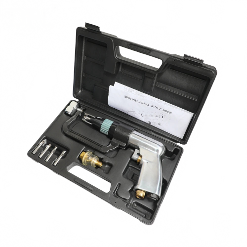 Pneumatic Air Spot Weld Drill Kit with 2x 6.5mm & 2x 8mm Drill Bits