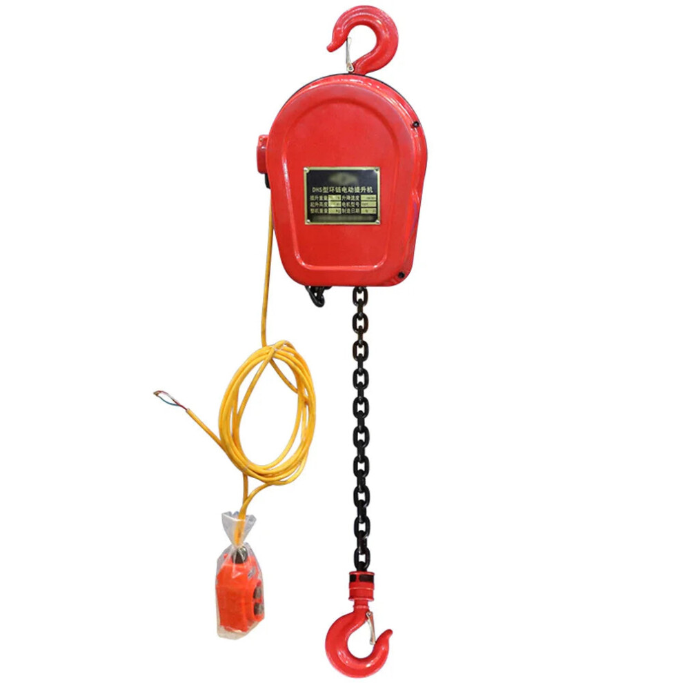 Heavy-Duty 1000Kg Electric Traction Hoist With 3-9M Guide Chain, 380V Suspension Winch For Crane Applications 7445027042085