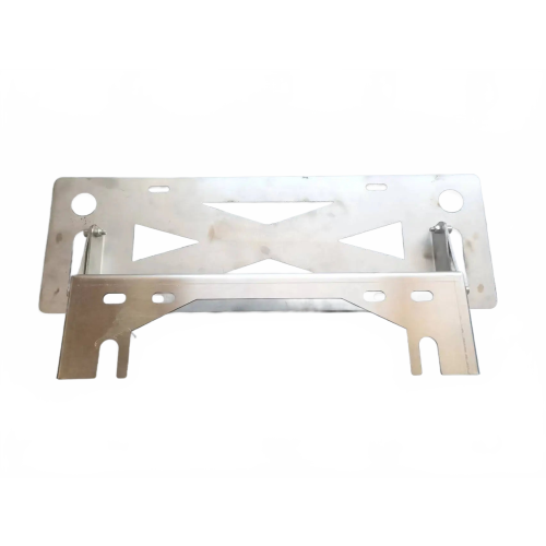 Stainless Steel Competitive License Plate Frame with Adjustable Guide Rope Outlet