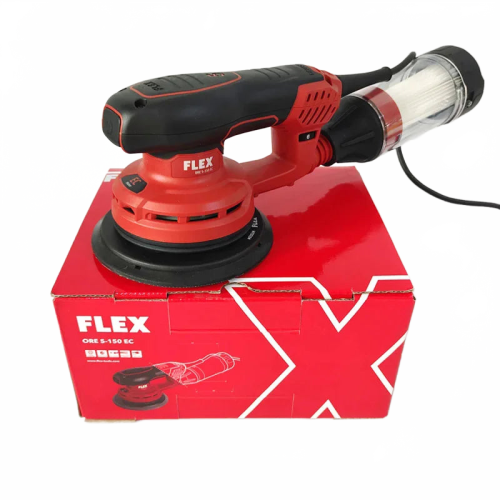 Flex 400W Electric Car & Woodworking Random Orbital Sander - Multi-Function Variable Speed Polisher for Corners