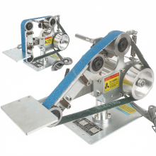 550W elektrische riemschuurmachine - 762x25mm slijp- en polijstmachine met schuurriem voor het scherpen en schuren
