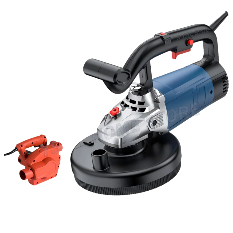 High-Power 3800W Electric Wall Grinding Machine With Dust-Free Polishing For Concrete And Cement Surfaces 726084347236