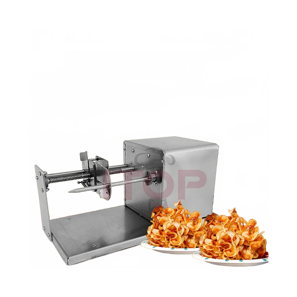 Itop Commercial Rotary Potato Cutter & Slicer - Wavy Microwave Chips & French Fries Maker, Potato Tower Tool 711181107395