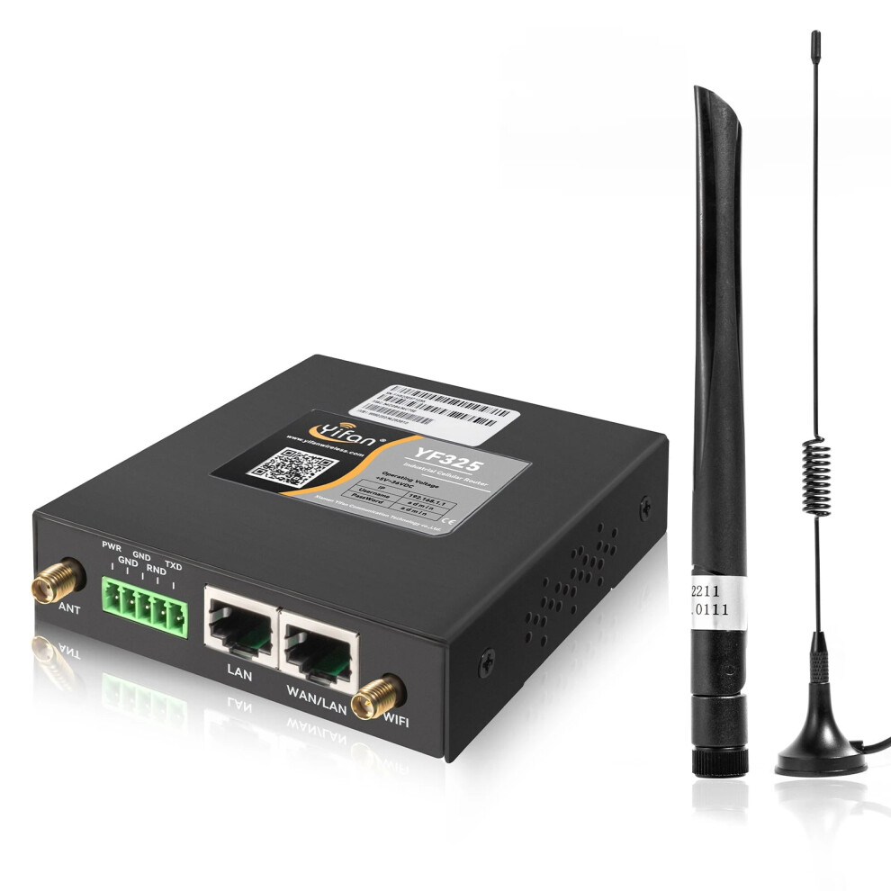 Yf325 Rugged Industrial Wifi Vpn Router - Dual Sim 4G Lte With M2m Iot Sim Card Slot 384925576506