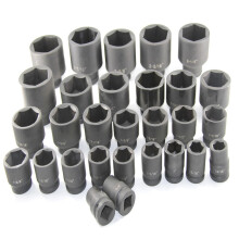 Schwerlast 29 - teiliges 3/4 - Zoll - Antriebs - Impact - Socket - Set mit 6 - Punkt - Adapter und Aufbewahrungsbehälter
