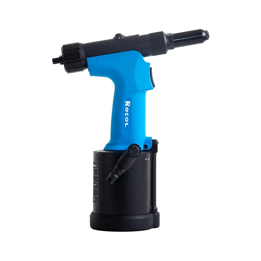 Heavy Duty Industrial Pneumatic Blind Rivet Gun - Automatic Self-Suction, Stainless Steel, 2.4Mm To 6.4Mm, 3/16 Hemlock Riveting Tool 711181064827