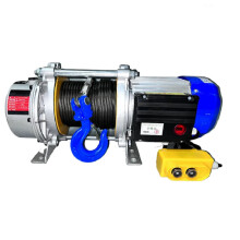 Heavy Duty 1, 5 t Elektrische Seilwinde mit kabelloser Fernbedienung - 30 m Hebehaken, Mehrspannung (110 V/220 V/380 V)