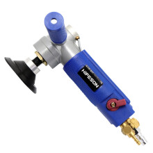 Compacte 3-inch pneumatische natpolijstmachine voor marmer, kwarts en graniet met watermolen gereedschap