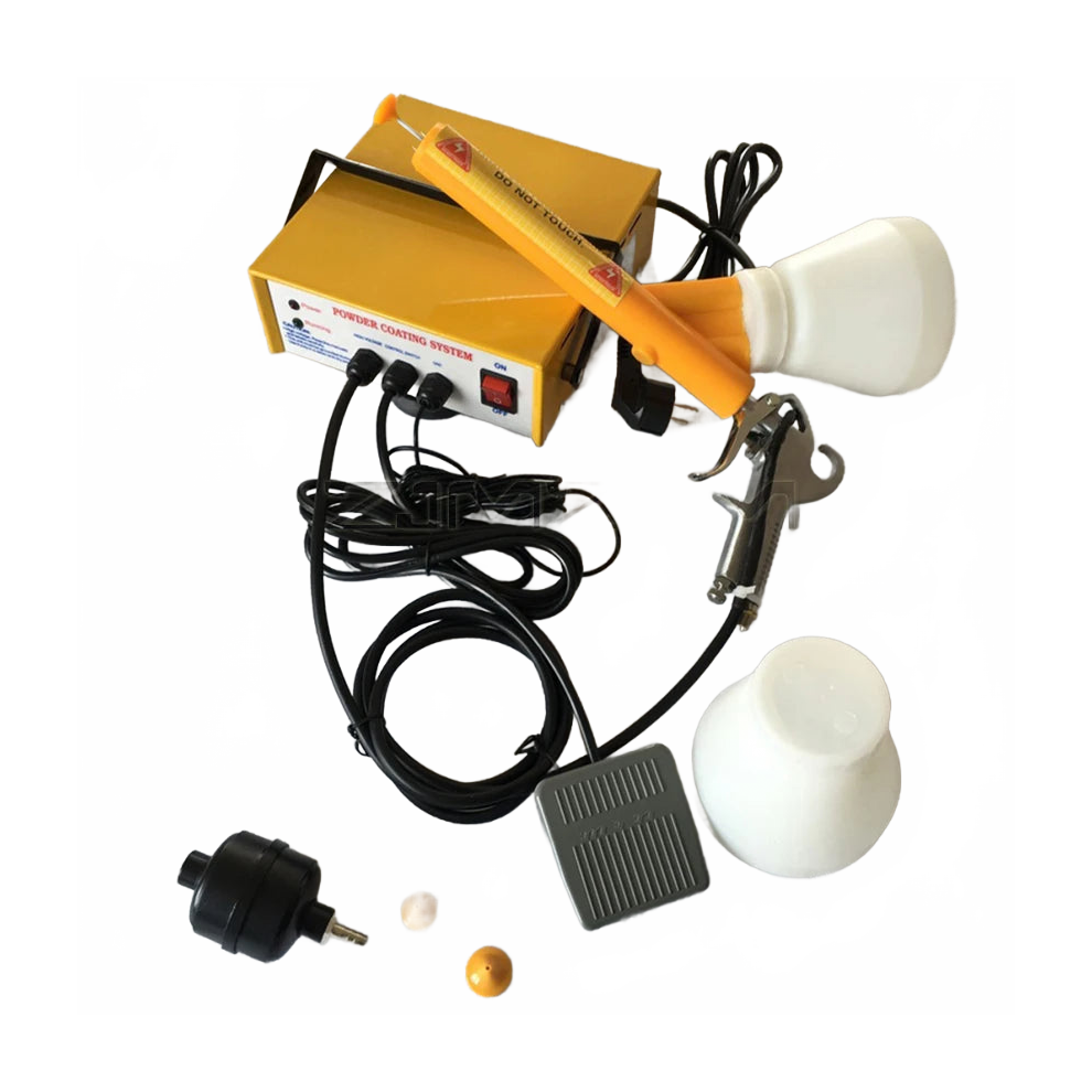 Compact Dual Voltage Electrostatic Powder Coating Spray Gun - Portable 220V/110V Spraying Equipment 744759331816