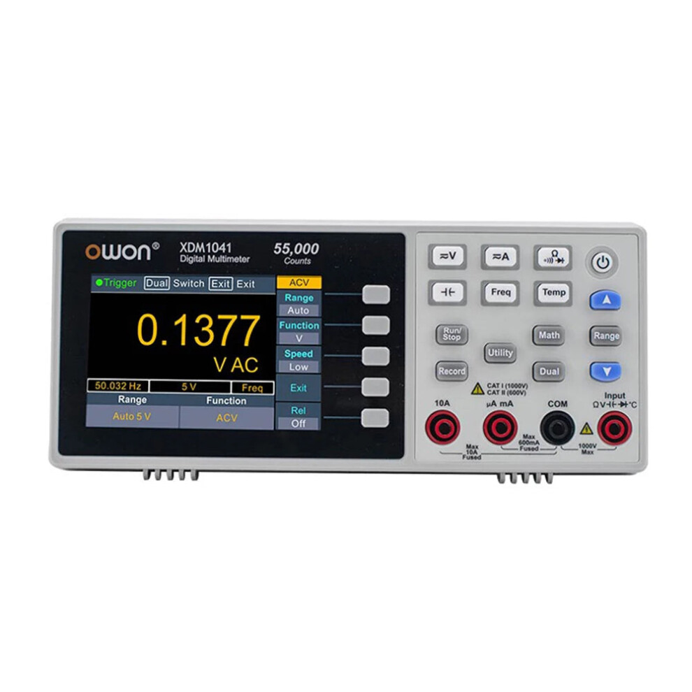 Owon Xdm1041/Xdm1241 High-Accuracy Digital Multimeter - 55,000 Counts True Rms Ac/Dc Desktop Tester With Usb Connectivity 313086853812