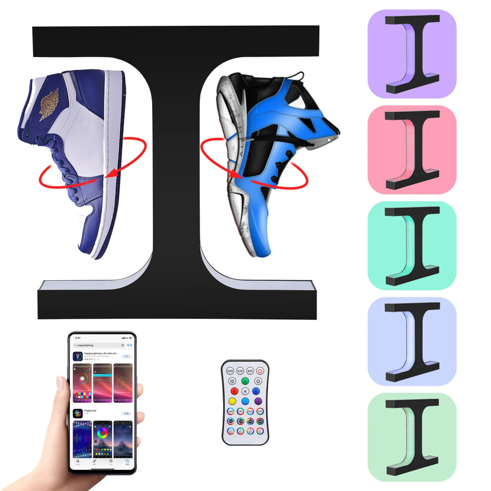 360 Rotating Magnetic Levitation Shoe Display - Floating Shelf For Sneakers 7445057464437