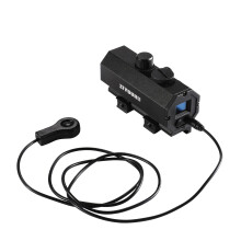 Ziyouhu Mini8 Laser - Entfernungsmesser mit Rotpunkt - Unterstützung - 1200 m Echtzeit - Velocimeter und Bewegungserkennung