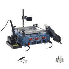 Vielseitige 863 3 - in - 1 Lötkolbenstation: BGA - Rework, PCB - Vorwärmer, Heißluftgebläse & Lötkolben für Handyreparatur